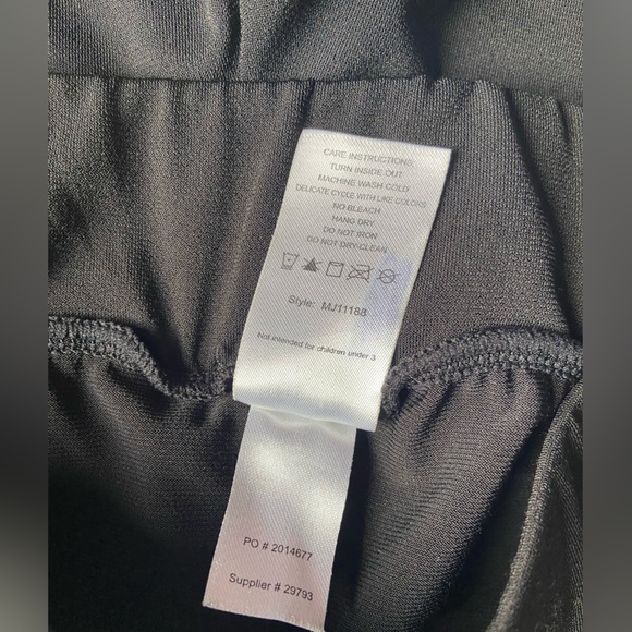 Balera Black Wide legged Dance pants Small Adul - Picture 5 of 8